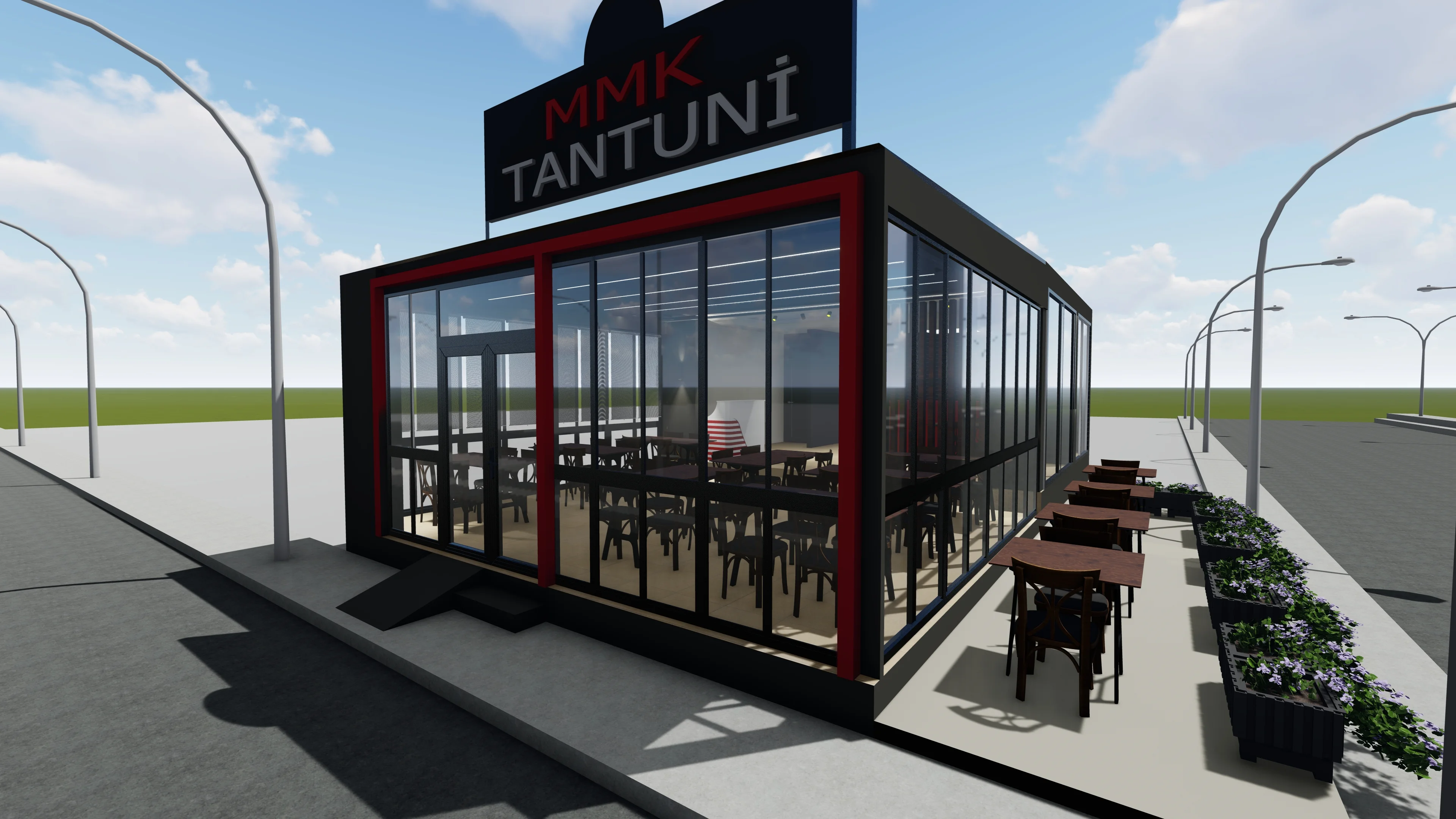 MMK Tantuni · Aksaray restoran iç tasarım
