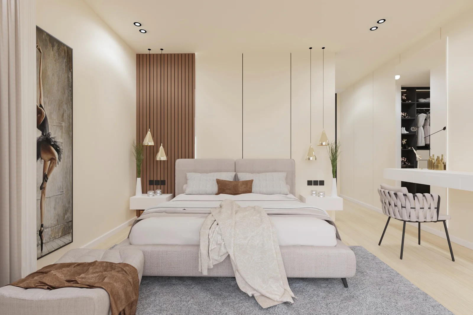 Villa Mostanza · gece görünümü
